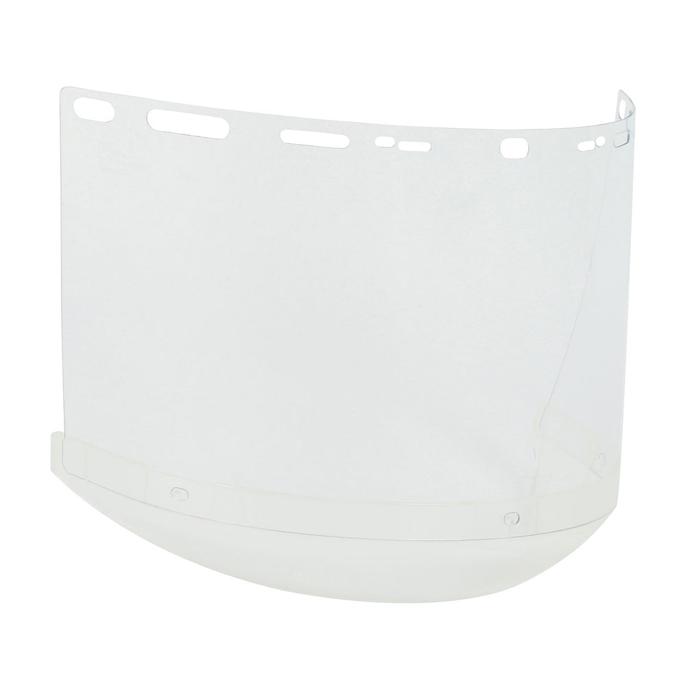 Universal Fit Polycarbonate Faceshield Safety Visor with Chin Cup