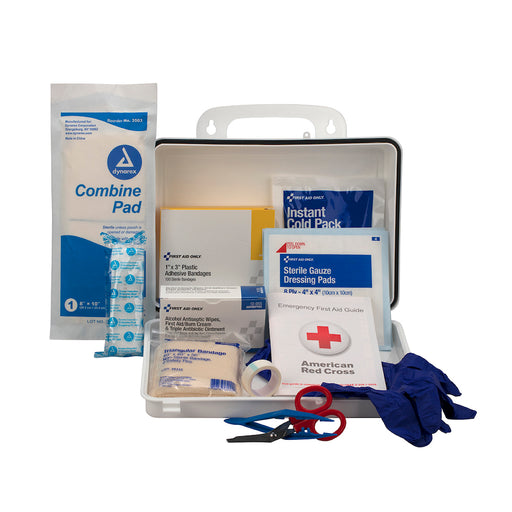 25 Person Contractor's First Aid Kit, Weatherproof Plastic