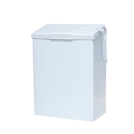 Palmer Fixture Sanitary Napkin Container White Powder Coated CS000250