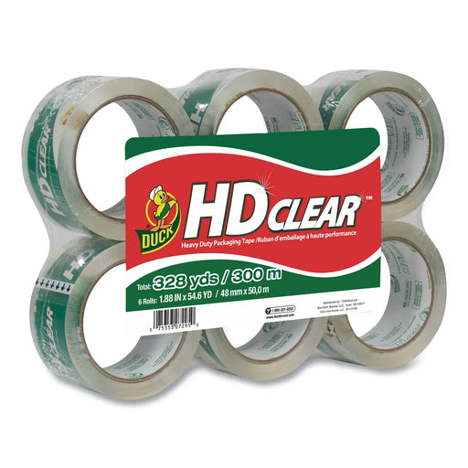 Duck Heavy-Duty Carton Packaging Tape 1.88"x65yd 6/pk