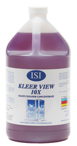 Liquid Glass Cleaner Concentrate Kleer View 10X 1 Gallon (No Ammonia)