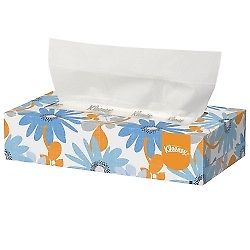 Kleenex White Facial Tissue 2 Ply, Pop Up Box, (100 Napkins/Box 36 Boxes/Case)