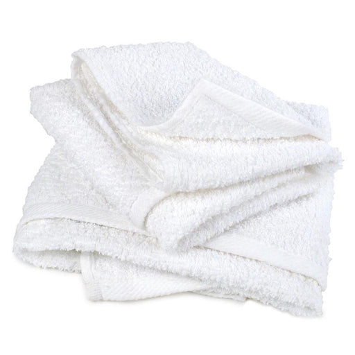 White 16 x 27 Heavy Duty Terry Cloth Bar Mop Rags 25 lb/box