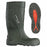 Dunlop 15.25" High Mens Knee Boots, Static Dissipative,Steel Toe, Polyurethane Upper, Dark Green and Black