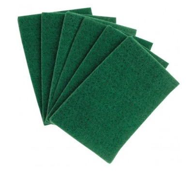 9" x 6" Green Scuff Pads 10 Pads/Pack