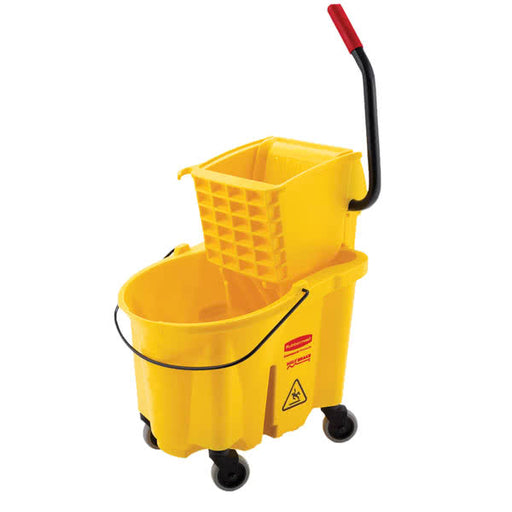 35 Quart Mop Bucket with Mop Wringer and Wheels