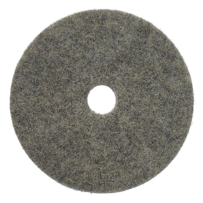 19" Natural Fiber Buff Pad 5 Pads/Box