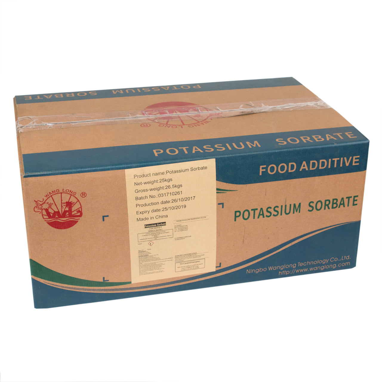 Potassium Sorbate FCC Gran 50LB Box