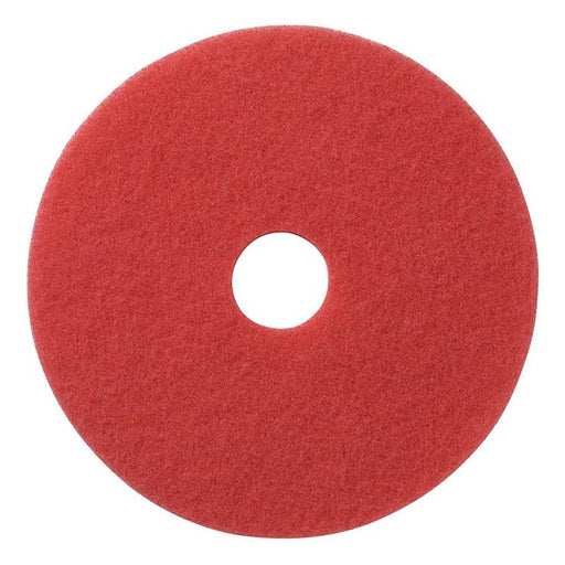 20" Red Spray Buff Pad 5 Pads/Box