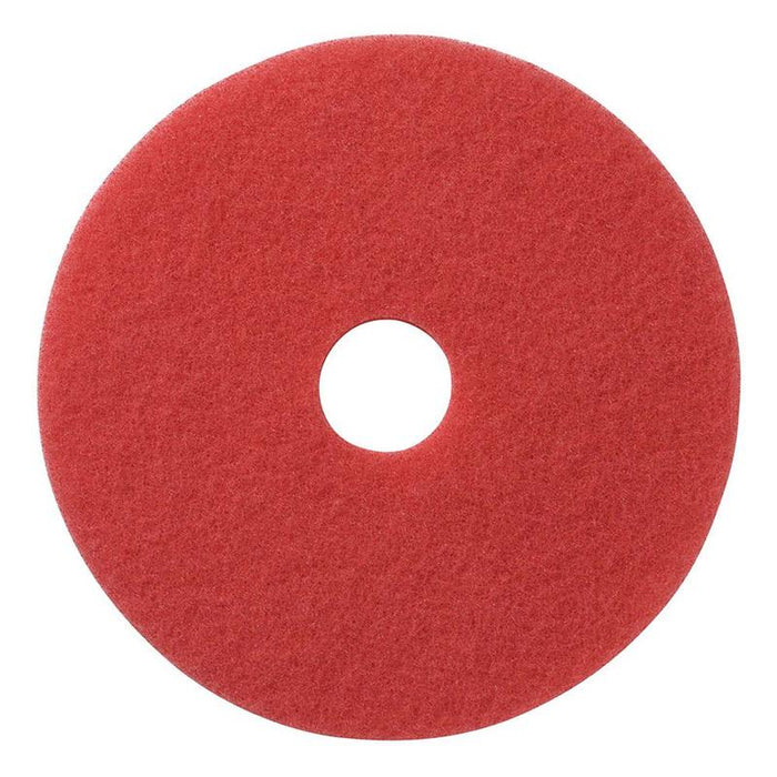 20" Red Spray Buff Pad 5 Pads/Box