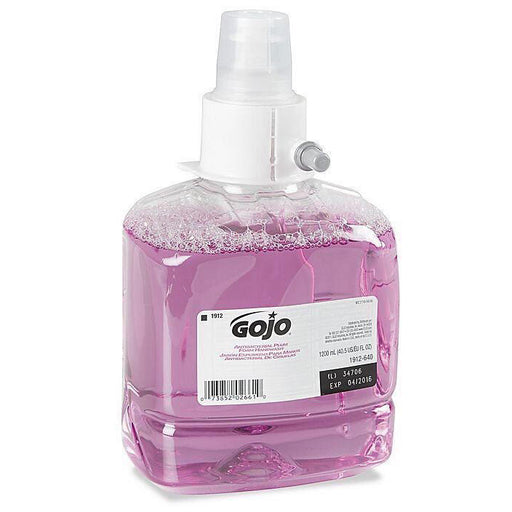 GOJO LTX Antibacterial Foaming Soap - 1,200 mL Bottle 2/Cs